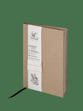 Logo trade promotional gifts image of: Recycled Banana Notebook 209734200