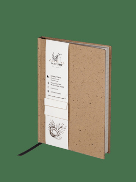 Logo trade advertising product photo of: Recycled Coconut Notebook 209734100