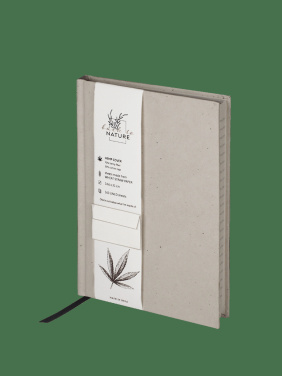 Logotrade promotional gift image of: Recycled Hemp Notebook 209734300