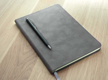 Logo trade promotional merchandise picture of: Magnetic notebook with a pen 124715100