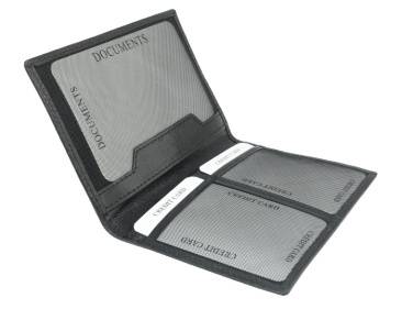 Logo trade corporate gifts image of: RFID document wallet 20801300