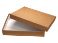 Box laminated with decorative paper (9.2x30.2x17cm) 45703700, beige