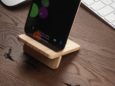 Logotrade promotional item picture of: Wooden telephone stand 1834292