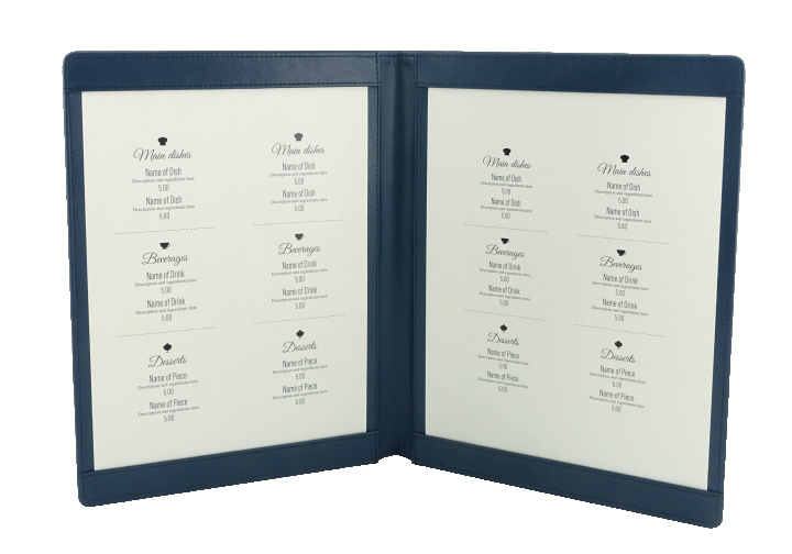 Logo trade promotional merchandise photo of: Menu cover 1063119