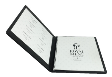 Logo trade business gift photo of: Menu cover 1078119