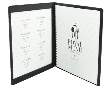 Logo trade promotional merchandise image of: Menu cover 1078119