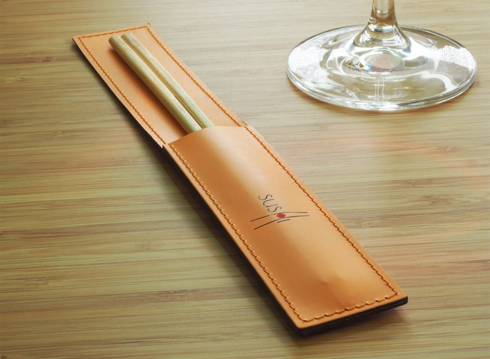 Logo trade promotional item photo of: Chopsticks case 1042094