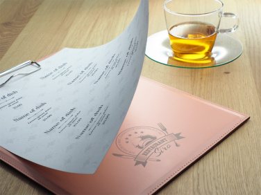 Logo trade promotional giveaways picture of: Clipboard menu 1027094