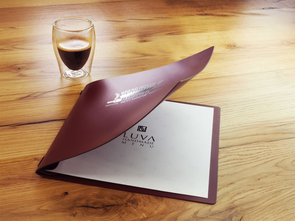 Logo trade promotional products image of: Menu cover Ambiente 1180094