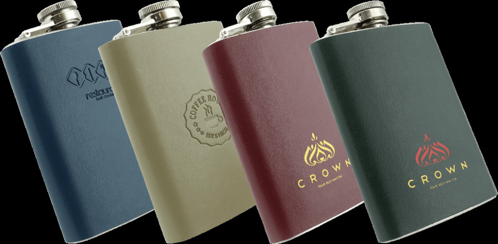 Logo trade advertising products picture of: Hip flask 426119