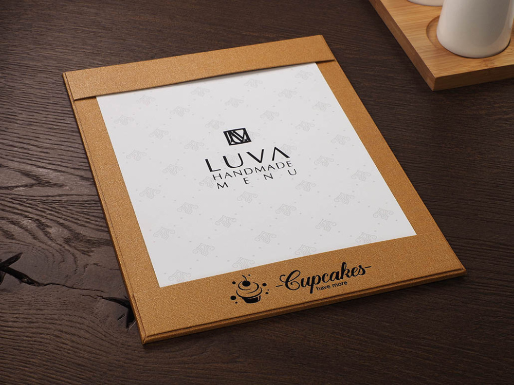 Logo trade promotional items picture of: Menu pad 1024280