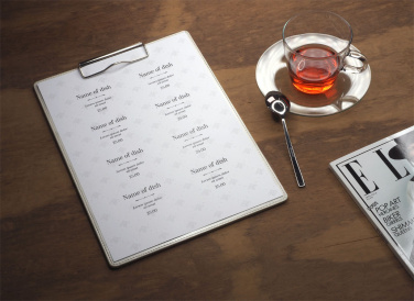 Logo trade corporate gifts picture of: Clipboard menu 1121119