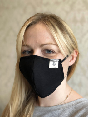 Logo trade business gift photo of: ZEFIR cotton face mask 1400165