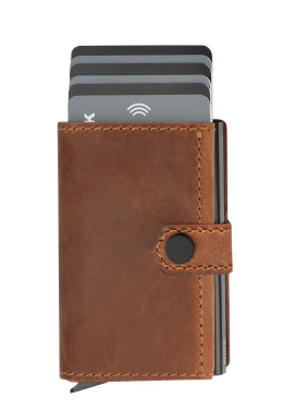 Logotrade promotional product image of: RFID wallet - Hunter Leather 2109284