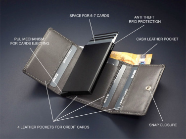 Logo trade promotional merchandise photo of: RFID wallet 1282131