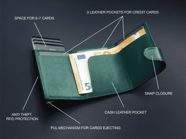 Logo trade corporate gifts image of: RFID wallet 618131