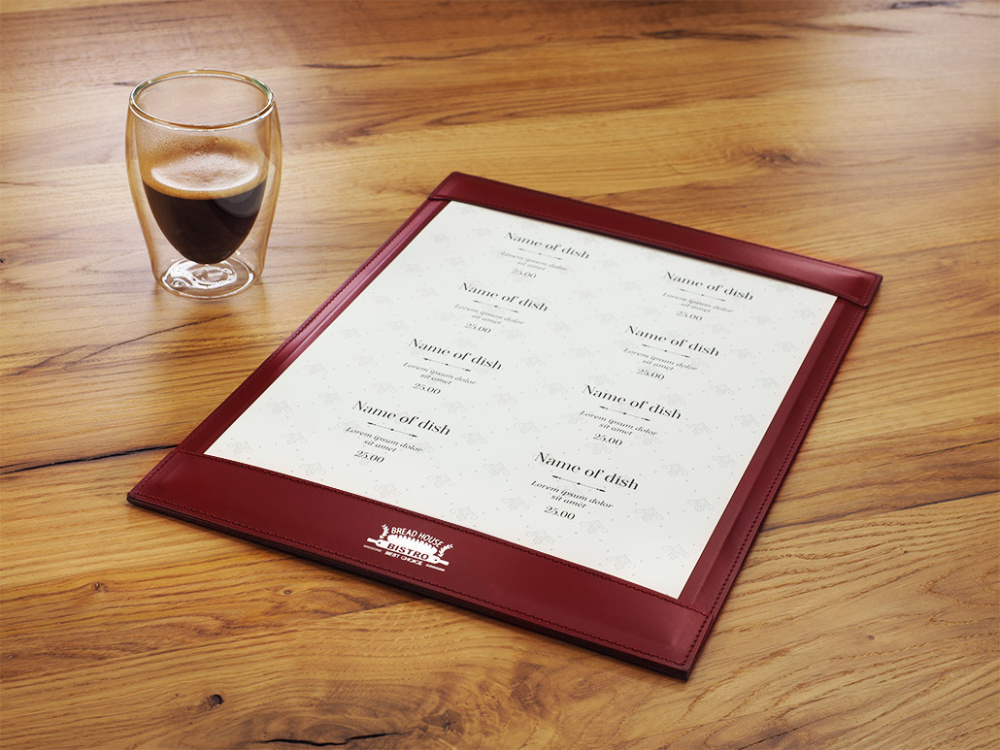 Logo trade business gifts image of: Menu pad 1025094