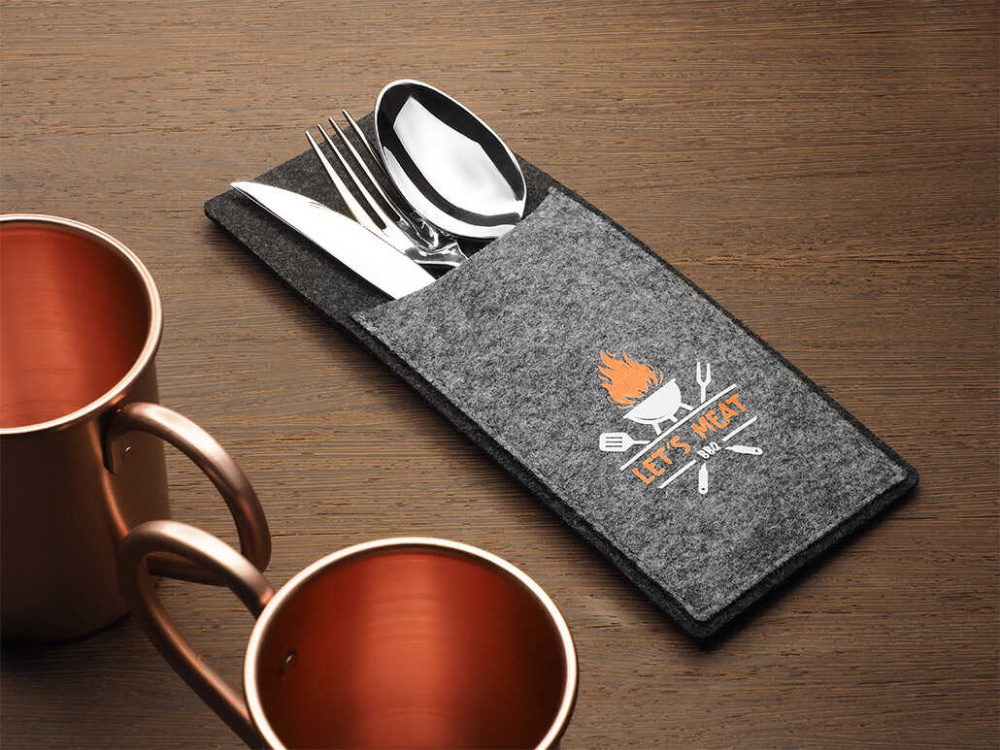 Logo trade corporate gifts image of: Cutlery case 1645246