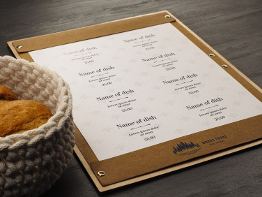 Logo trade corporate gifts image of: Menu pad 1668121