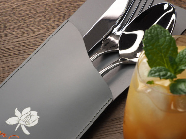 Logo trade promotional giveaways image of: Cutlery case 1598094