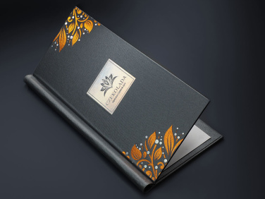 Logo trade promotional merchandise image of: Menu cover 1680280