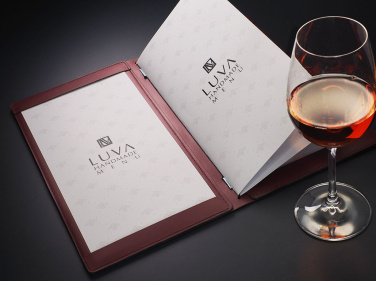 Logo trade promotional giveaways image of: Menu cover Fine Dining Pro 1633094