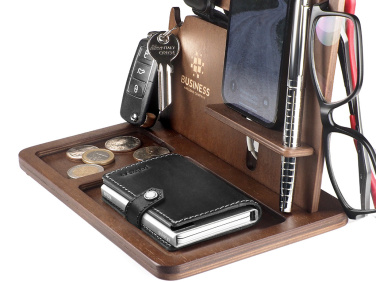 Logotrade corporate gift picture of: Wooden organiser 2016121