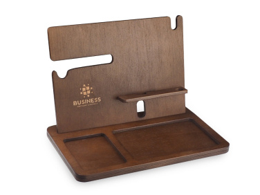 Logo trade promotional gift photo of: Wooden organiser 2016121