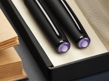 Logo trade promotional gifts picture of: Amethyst Pen set  1288036