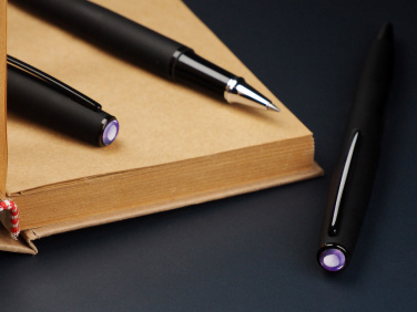 Logotrade promotional gift picture of: Amethyst Pen set  1288036