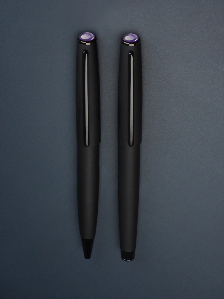 Logo trade promotional gifts image of: Amethyst Pen set  1288036