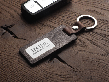 Logotrade advertising product image of: Wooden keyring 1853121