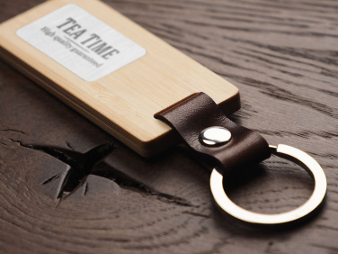 Logotrade promotional product image of: Wooden keyring 1853292