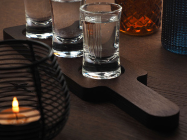 Logotrade promotional item picture of: Wooden 3 Shot Serving Board 1863121