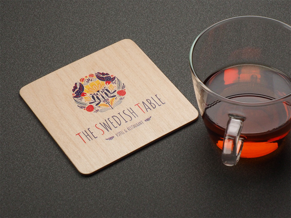 Logotrade promotional merchandise photo of: Coaster 1857121