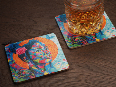 Logo trade promotional giveaways image of: Coaster 1857121