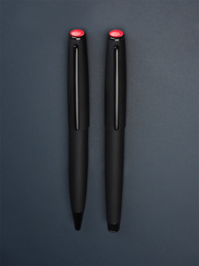 Logo trade promotional gifts picture of: Coral stone Pen set 1285036