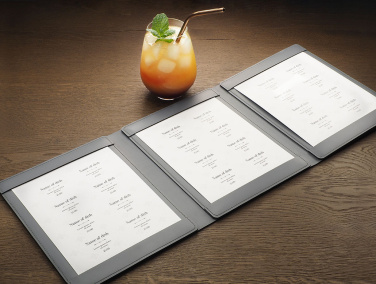 Logo trade advertising products image of: Menu 1112094