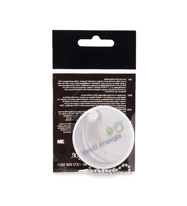 Logotrade promotional products photo of: Soft reflector with your logo dia. 50 mm