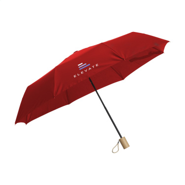 Logo trade business gift photo of: Mini Umbrella RCS RPET foldable umbrella 21 inch