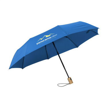 Logo trade promotional giveaways picture of: Michigan foldable RCS RPET umbrella 21 inch