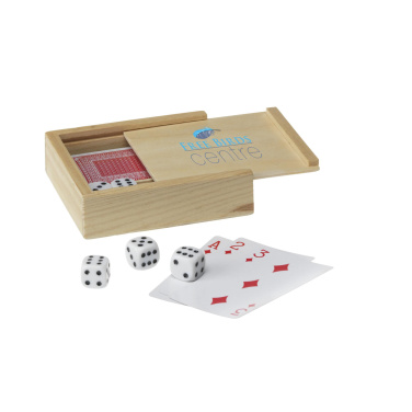 Logo trade promotional merchandise image of: Dice & Play game