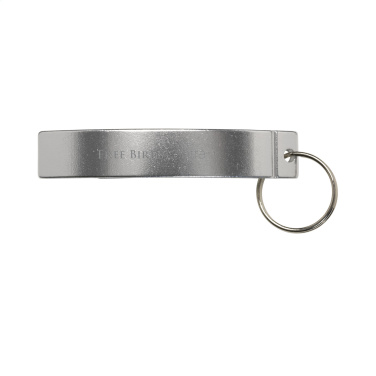 Logo trade promotional products image of: Alu Opener keyring