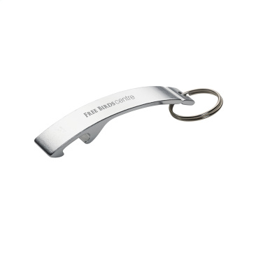 Logo trade promotional product photo of: Alu Opener keyring