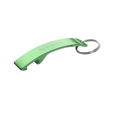 Logo trade business gift photo of: Alu Opener keyring