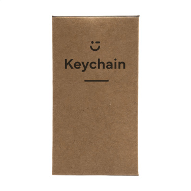 Logo trade advertising products image of: LeatherKey keyring