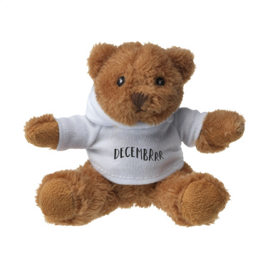 Logotrade promotional item picture of: HoodedBear bear cuddle toy