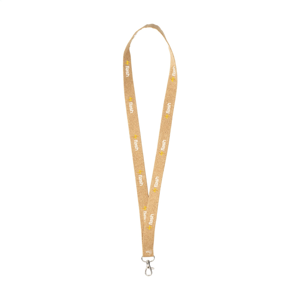 Logo trade corporate gifts picture of: Lanyard Cork 2 cm keycord