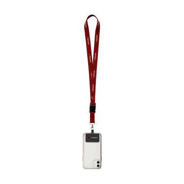 Logo trade promotional product photo of: Lanyard Sublimatie Buckle RPET 2 cm with Patch keycord