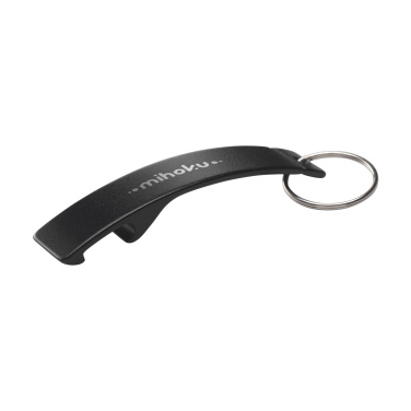 Logotrade advertising product image of: Alu Opener GRS Recycled keyring